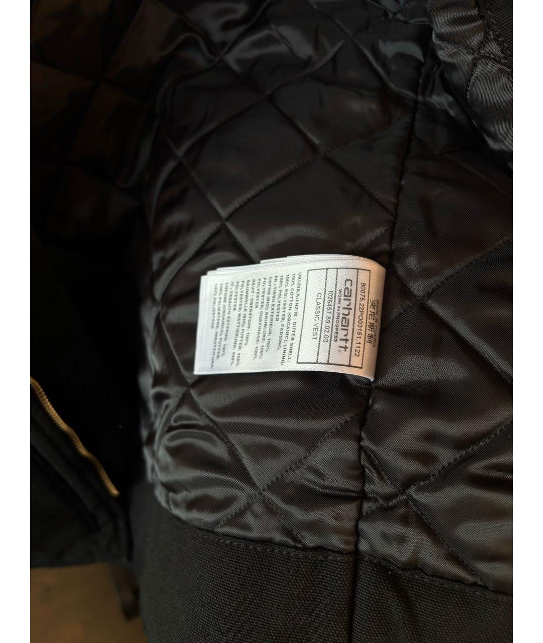 CARHARTT WIP Коричневый хлопковый жилет, фото 3