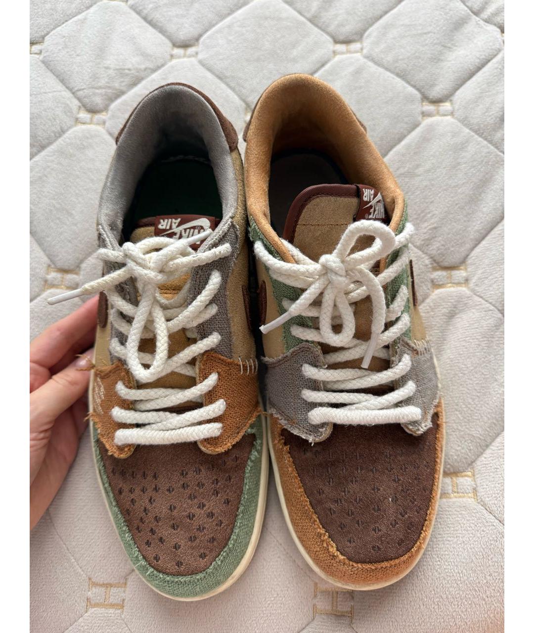 NIKE Мульти текстильные низкие кроссовки / кеды, фото 2