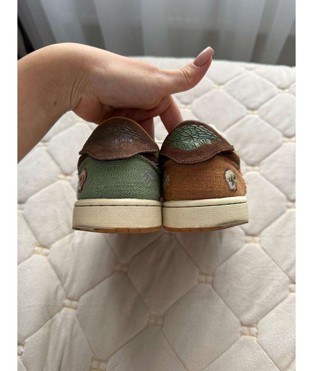 NIKE Мульти текстильные низкие кроссовки / кеды, фото 4