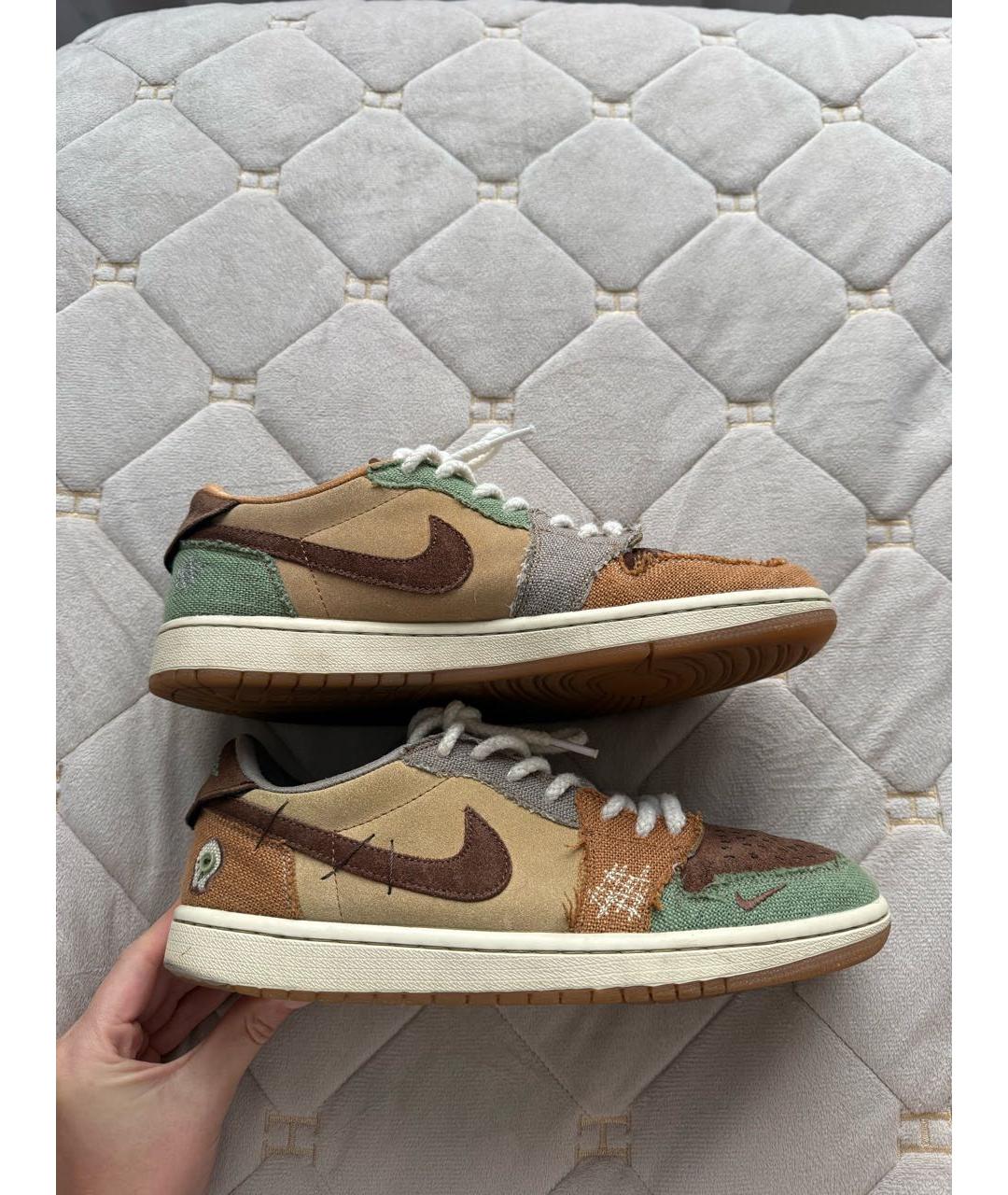 NIKE Мульти текстильные низкие кроссовки / кеды, фото 8