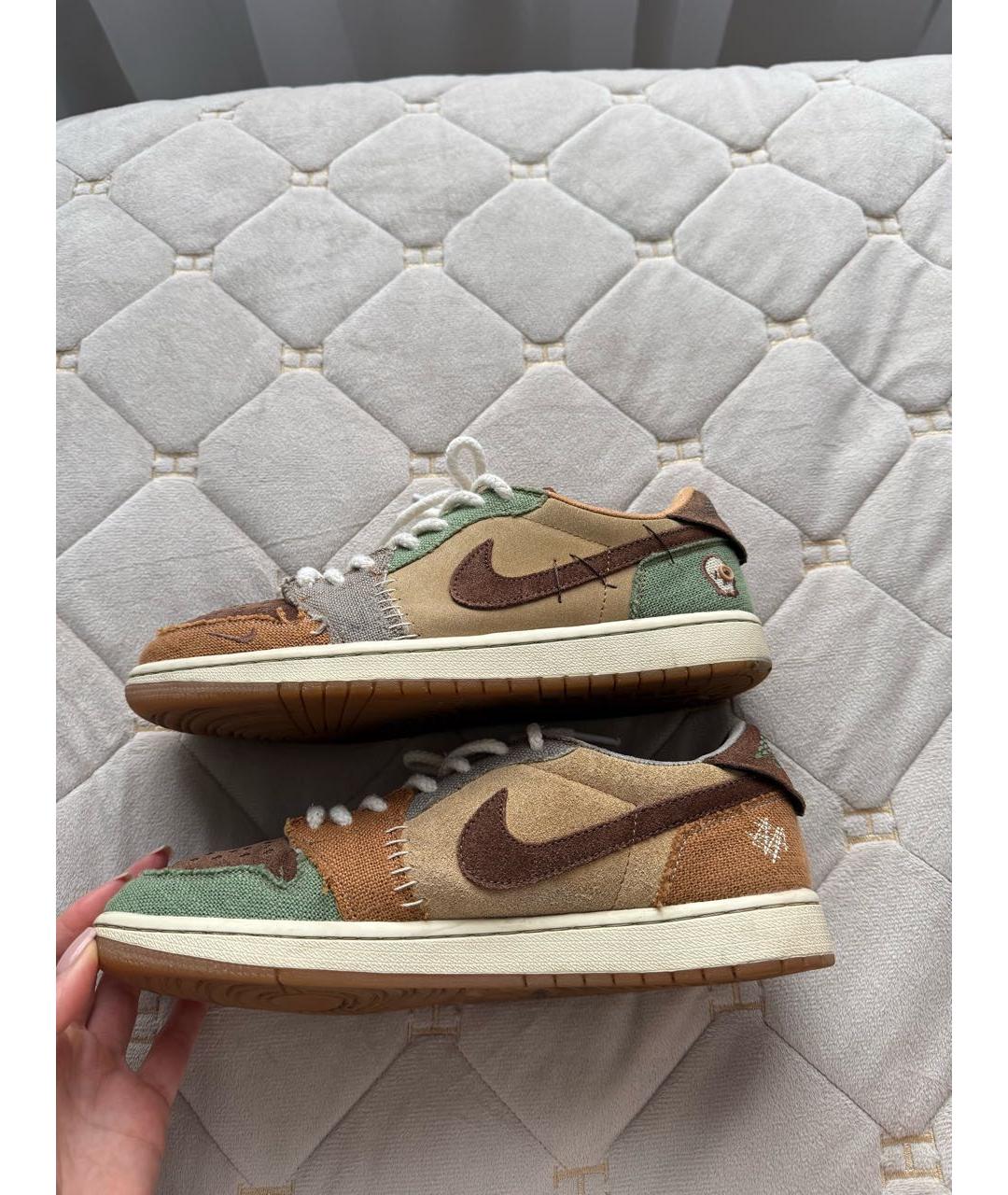 NIKE Мульти текстильные низкие кроссовки / кеды, фото 7