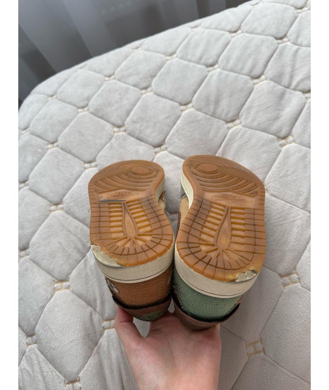 NIKE Мульти текстильные низкие кроссовки / кеды, фото 6