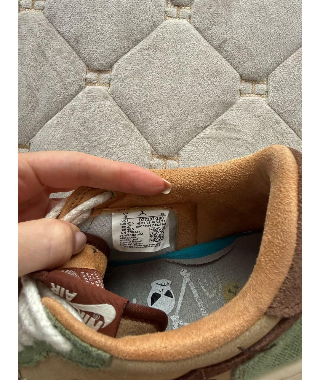 NIKE Мульти текстильные низкие кроссовки / кеды, фото 5