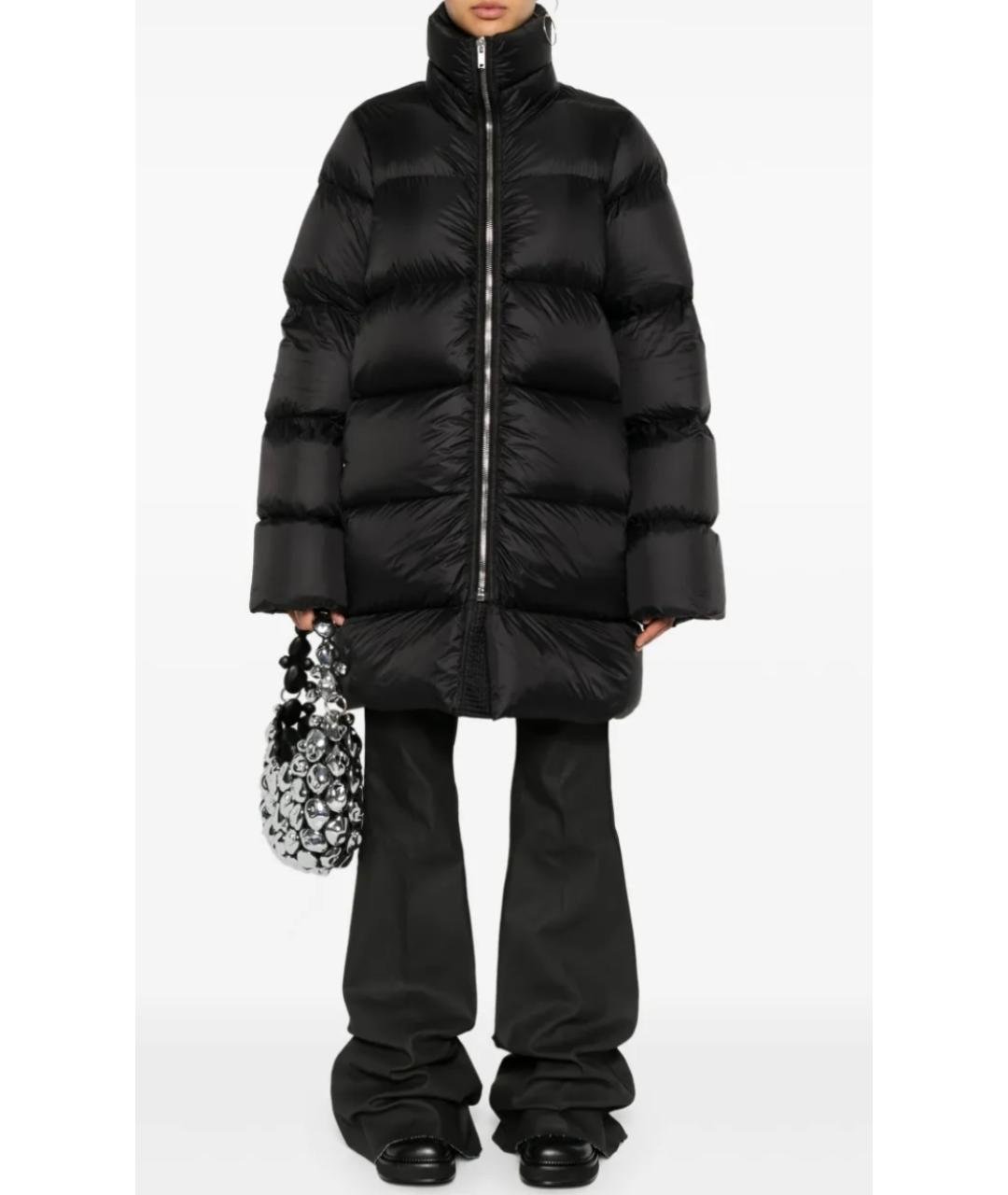 RICK OWENS Черный пуховик, фото 2