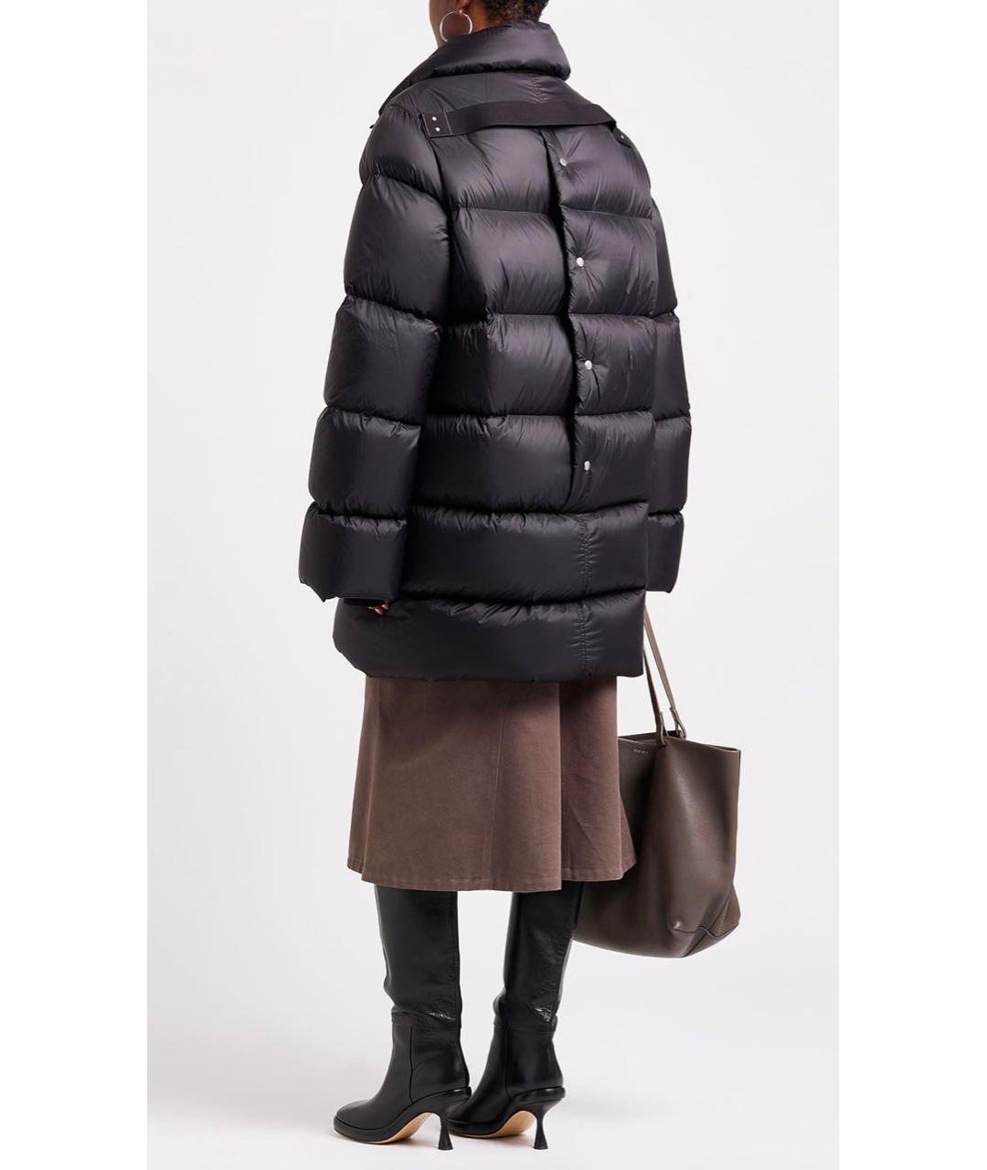 RICK OWENS Черный пуховик, фото 6