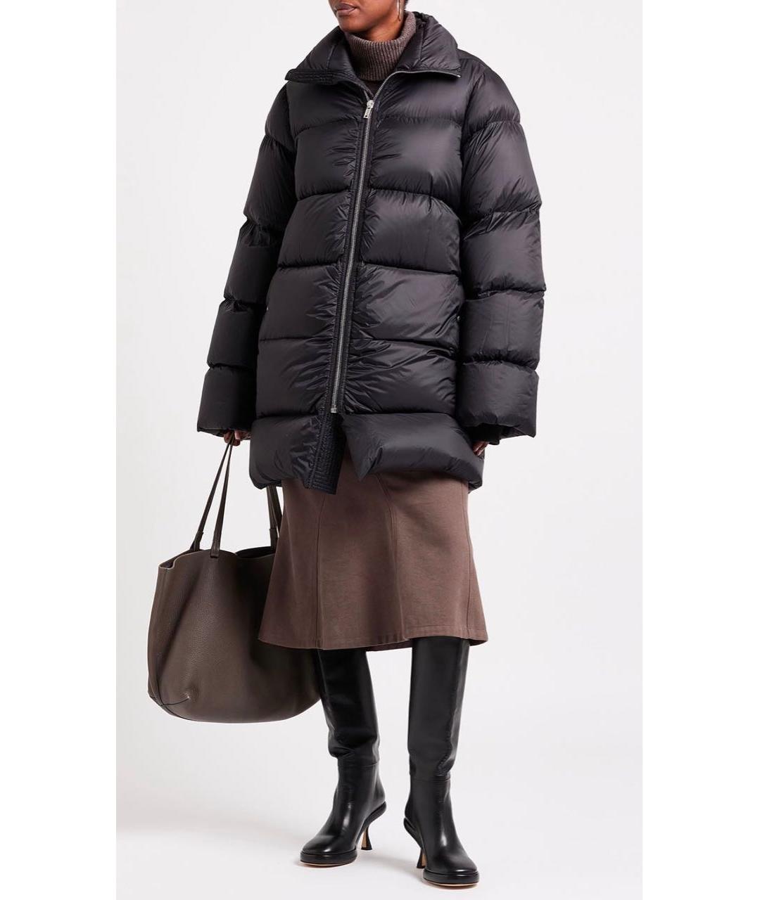 RICK OWENS Черный пуховик, фото 5