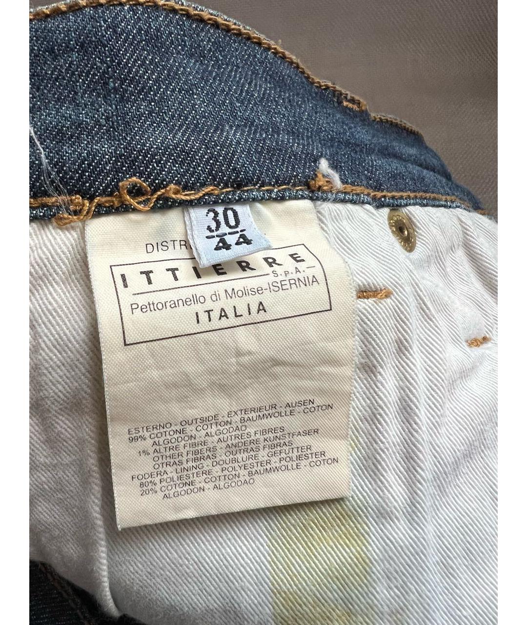 DOLCE&GABBANA Синяя деним юбка миди, фото 6
