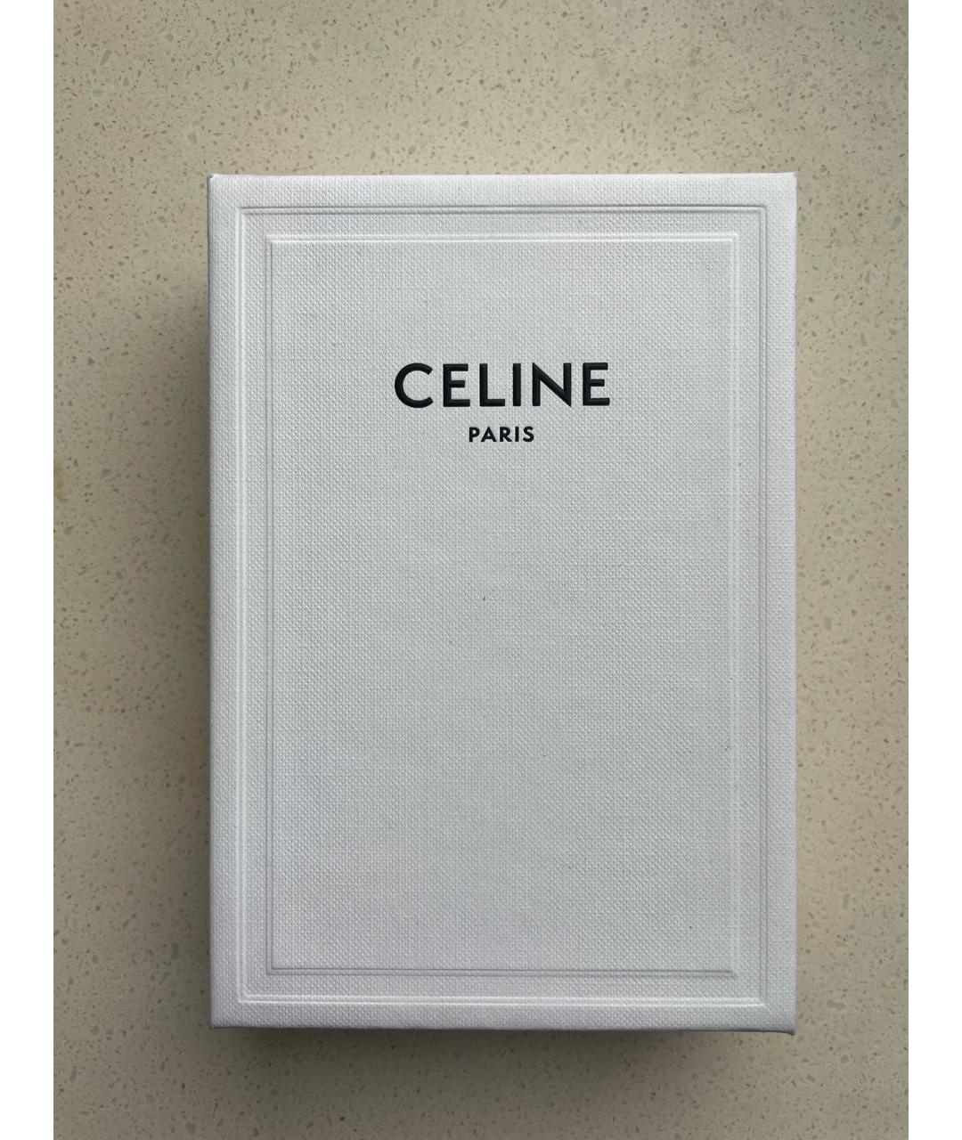 CELINE Бежевый кожаный кардхолдер, фото 4