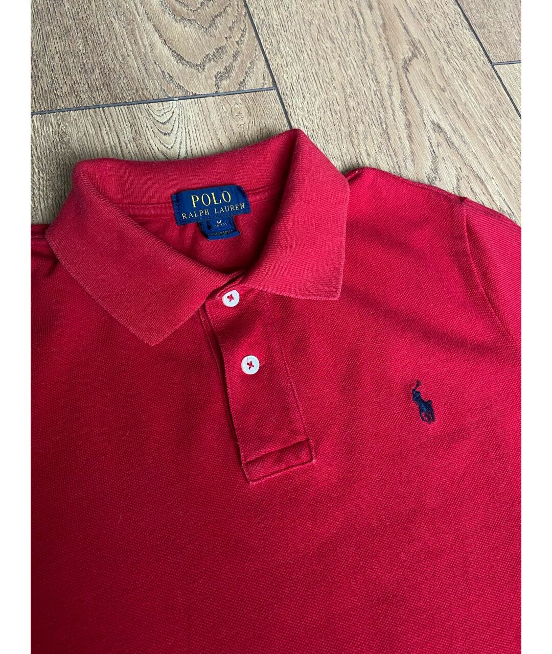 POLO RALPH LAUREN Красный хлопковый детская футболка / топ, фото 3