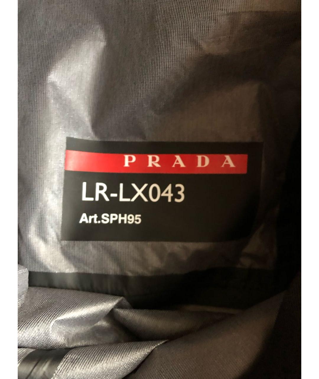 PRADA Темно-синий полиамидовый спортивный костюм, фото 6
