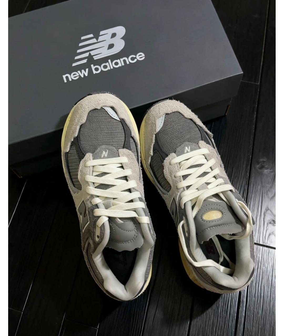 NEW BALANCE Серые замшевые кроссовки, фото 4