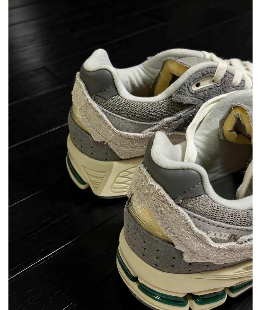 NEW BALANCE Серые замшевые кроссовки, фото 6