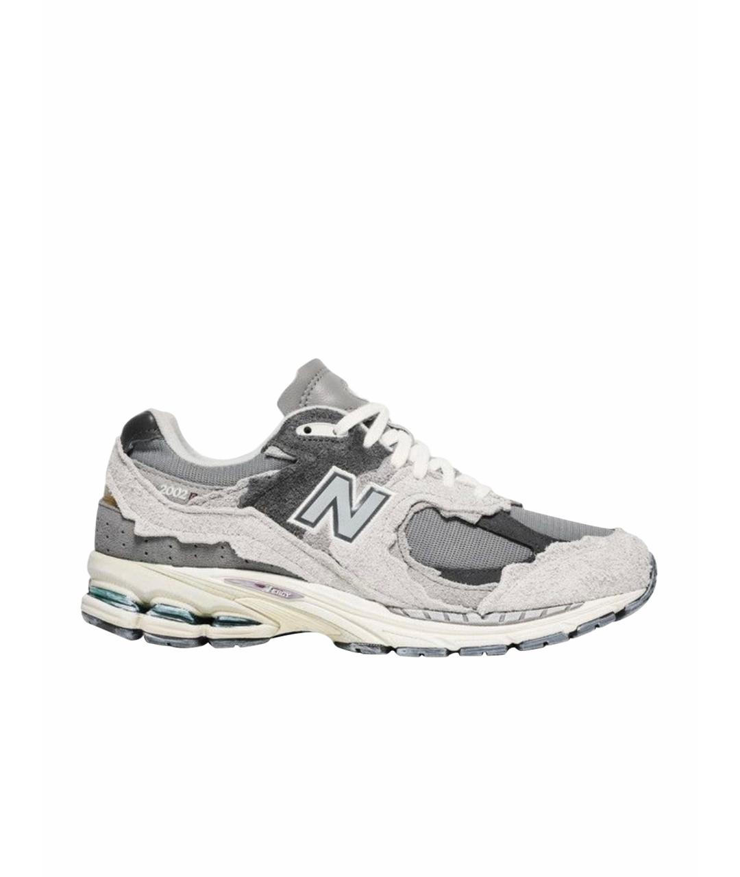 NEW BALANCE Серые замшевые кроссовки, фото 1