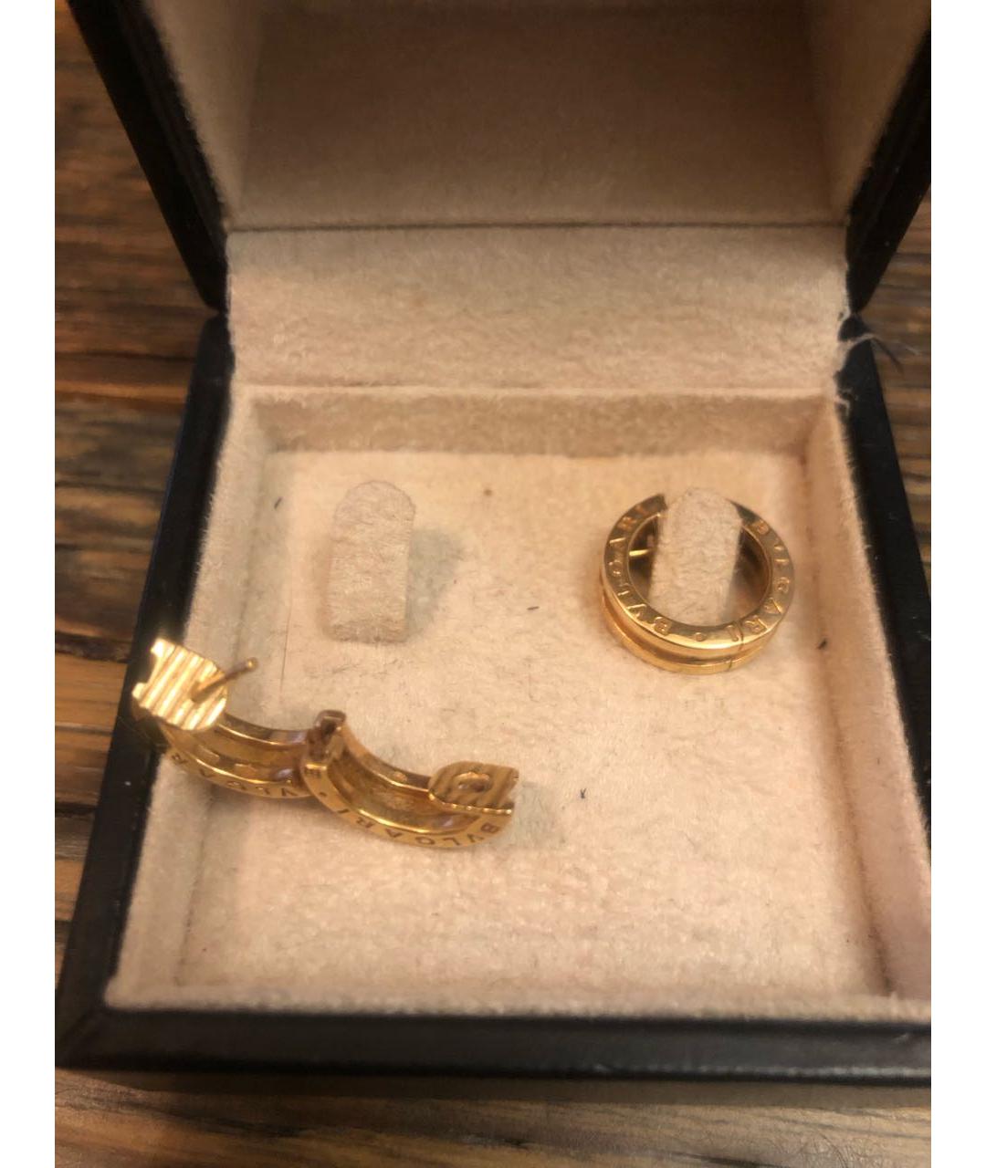 BVLGARI Золотые серьги из розового золота, фото 2