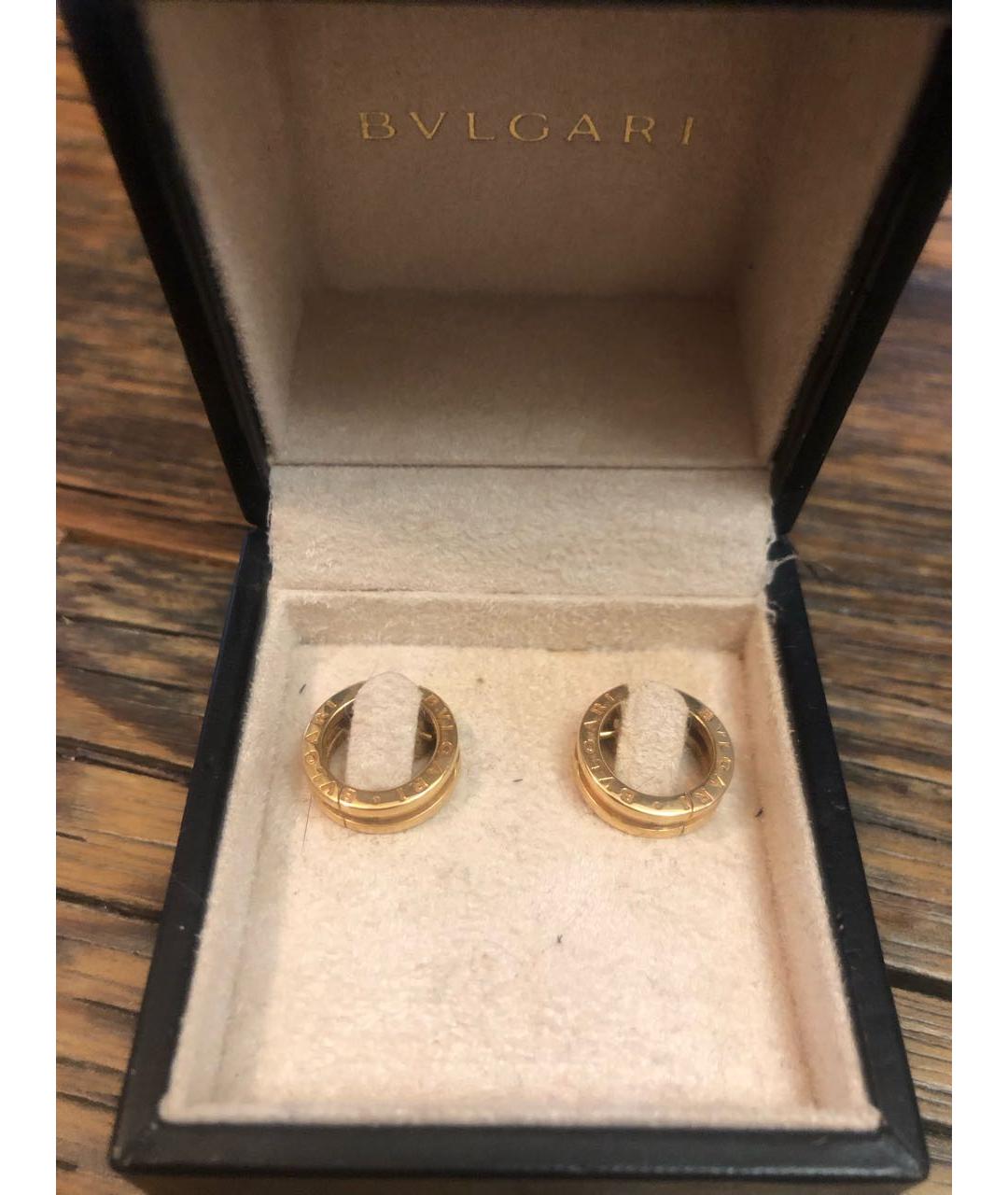 BVLGARI Золотые серьги из розового золота, фото 8