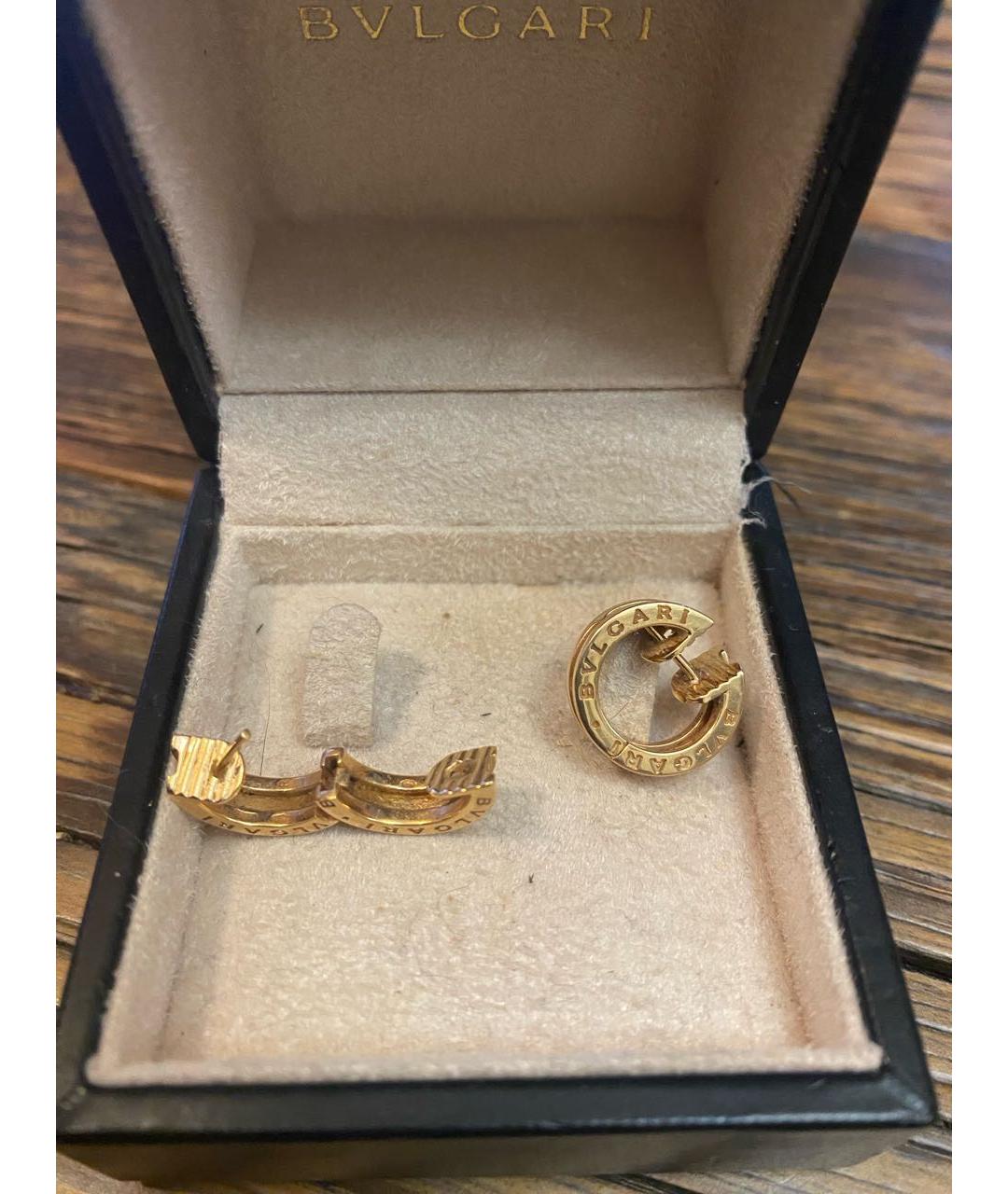 BVLGARI Золотые серьги из розового золота, фото 6