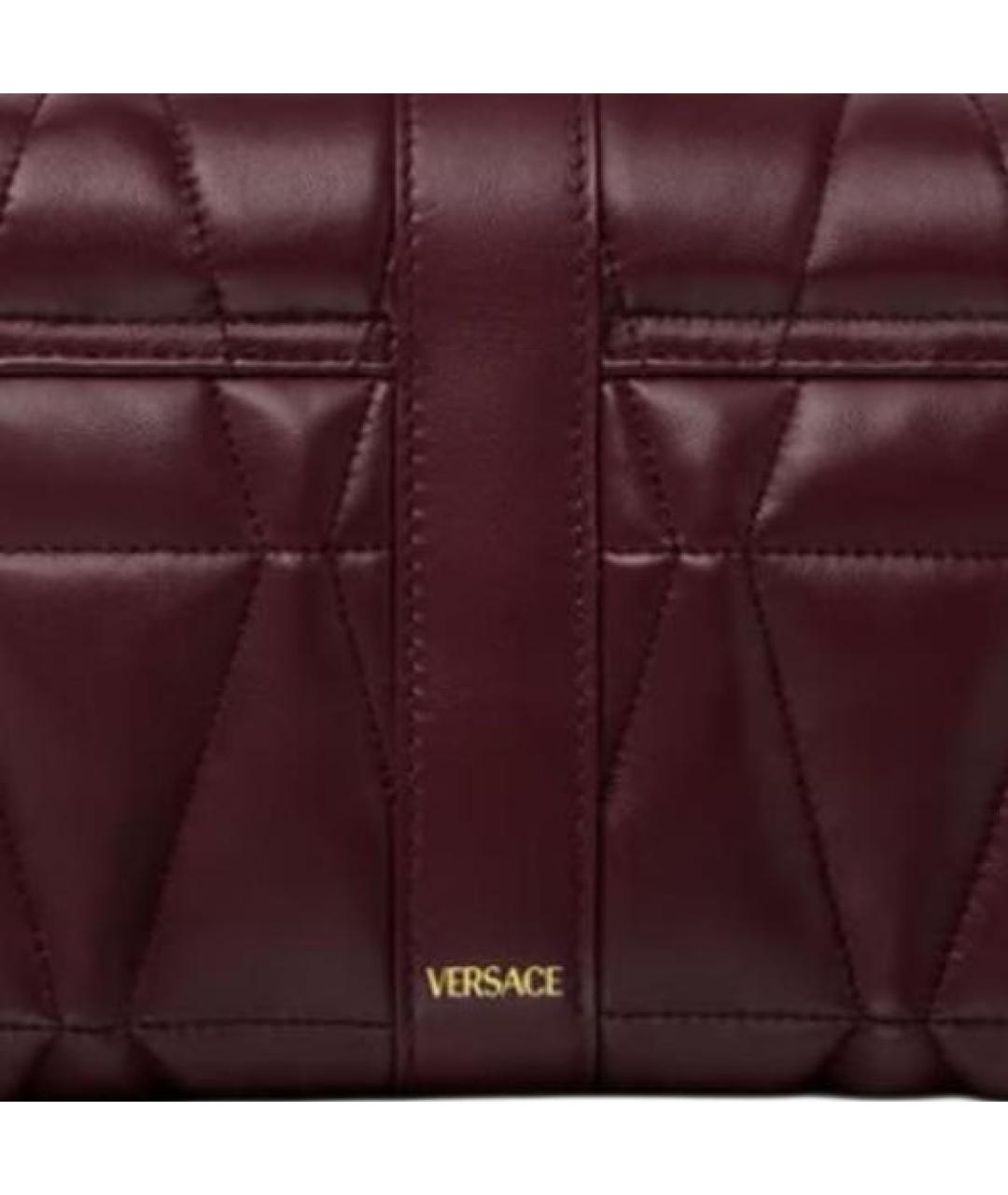 VERSACE Кожаная сумка через плечо, фото 2