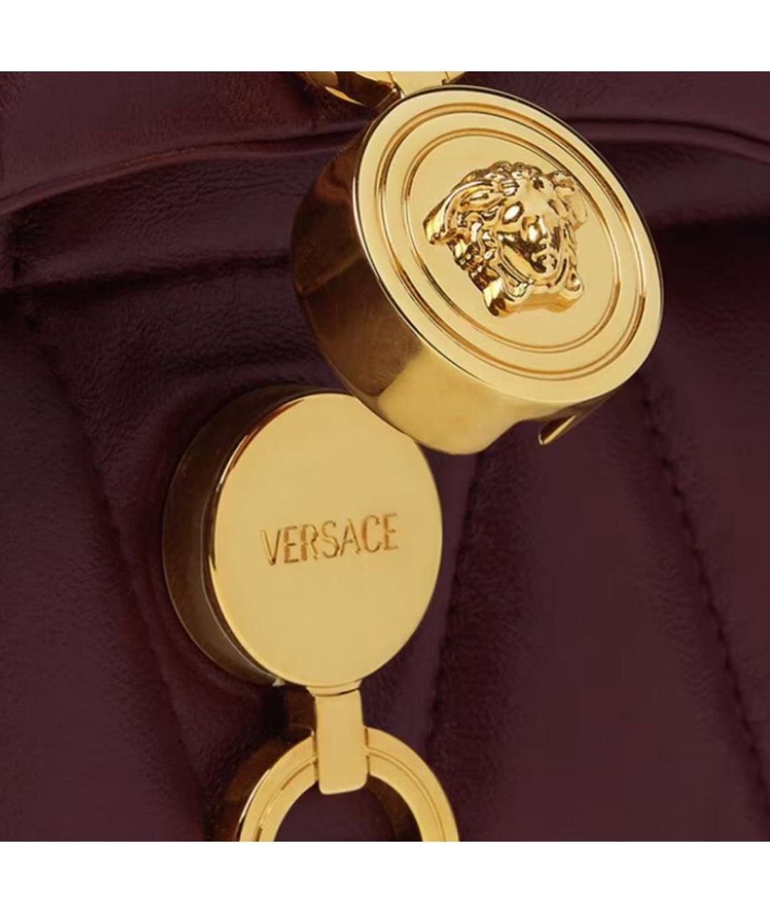 VERSACE Кожаная сумка через плечо, фото 3