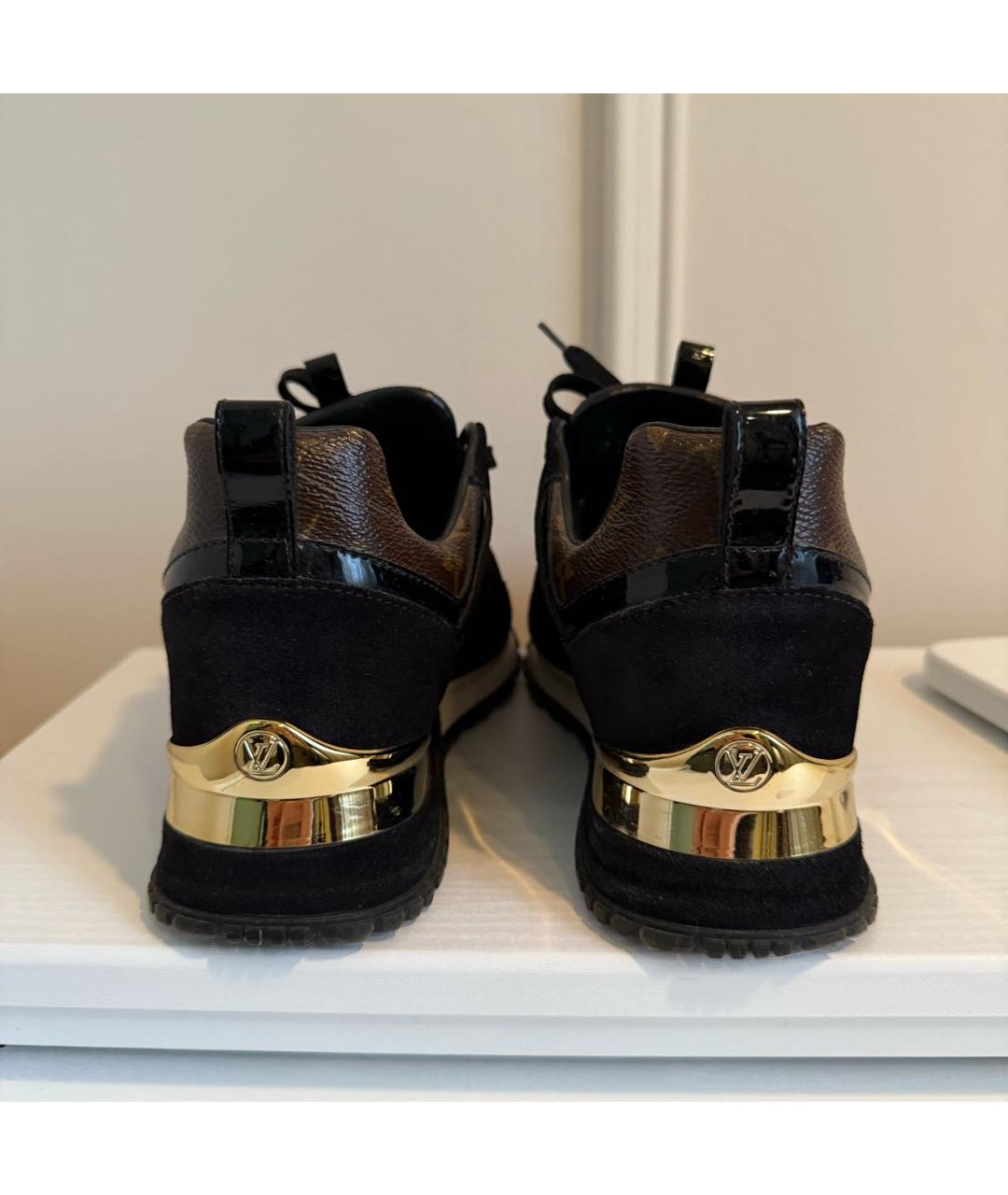 LOUIS VUITTON Черные кроссовки, фото 5