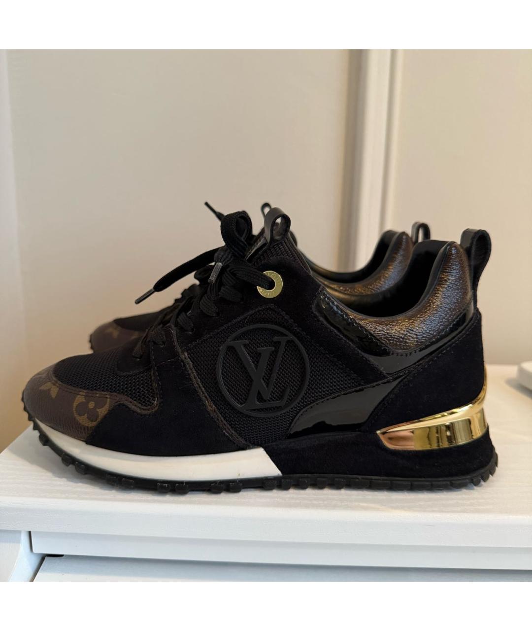 LOUIS VUITTON Черные кроссовки, фото 7