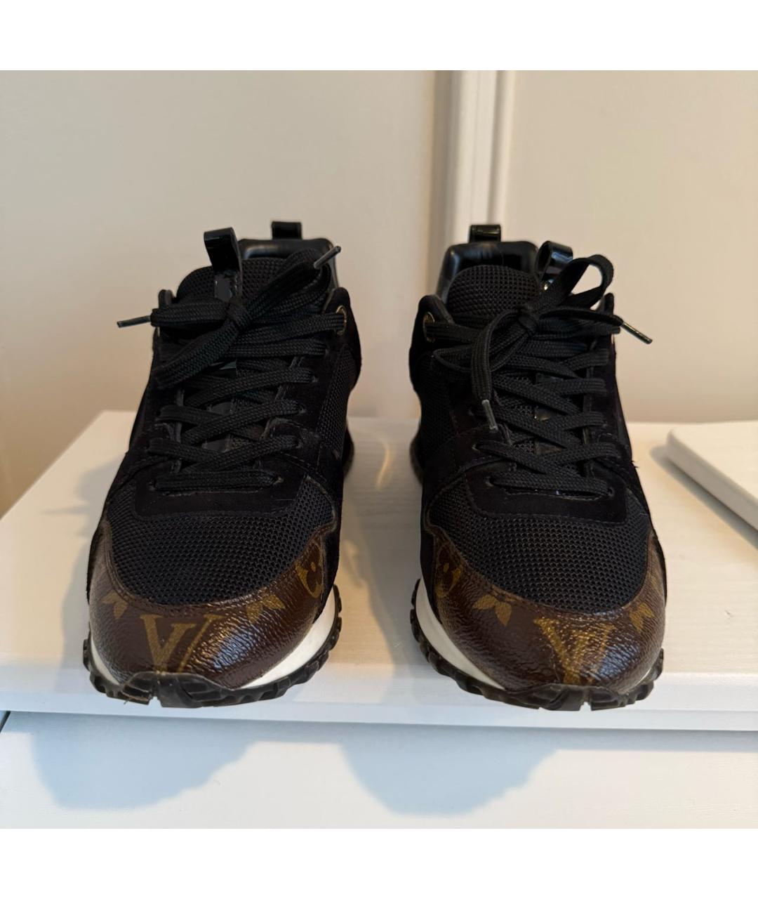 LOUIS VUITTON Черные кроссовки, фото 3