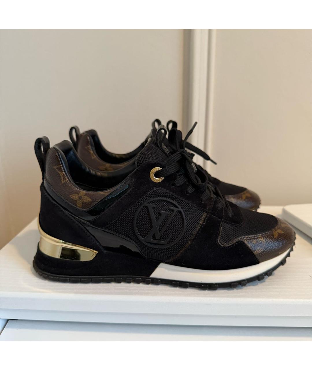 LOUIS VUITTON Черные кроссовки, фото 6