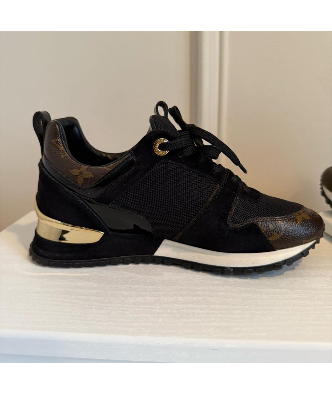 LOUIS VUITTON Черные кроссовки, фото 9