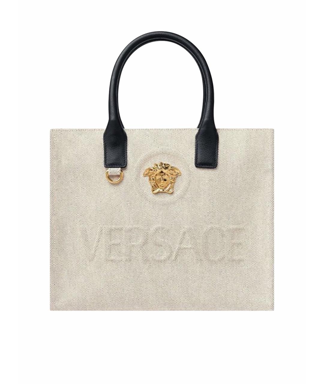 VERSACE Белая сумка тоут, фото 1