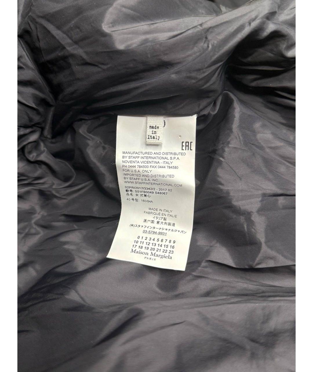 MAISON MARGIELA Черный жилет, фото 6