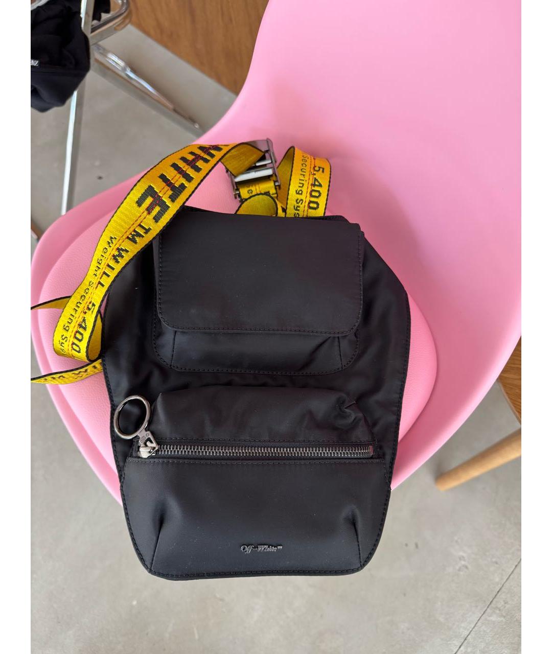 OFF-WHITE Черная сумка на плечо, фото 4