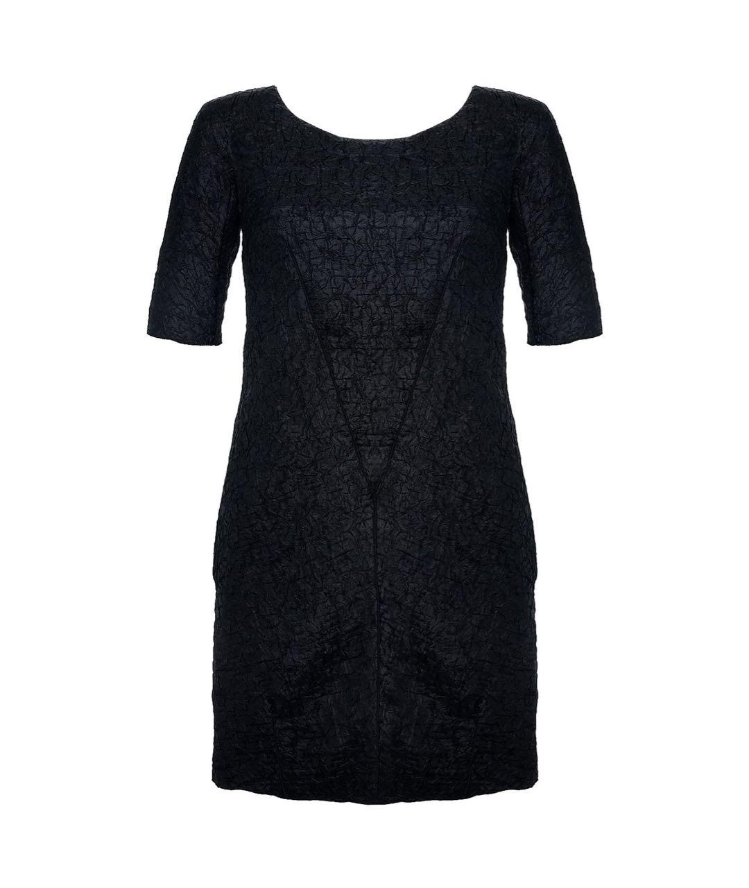 DOLCE&GABBANA Черное полиэстеровое платье, фото 9
