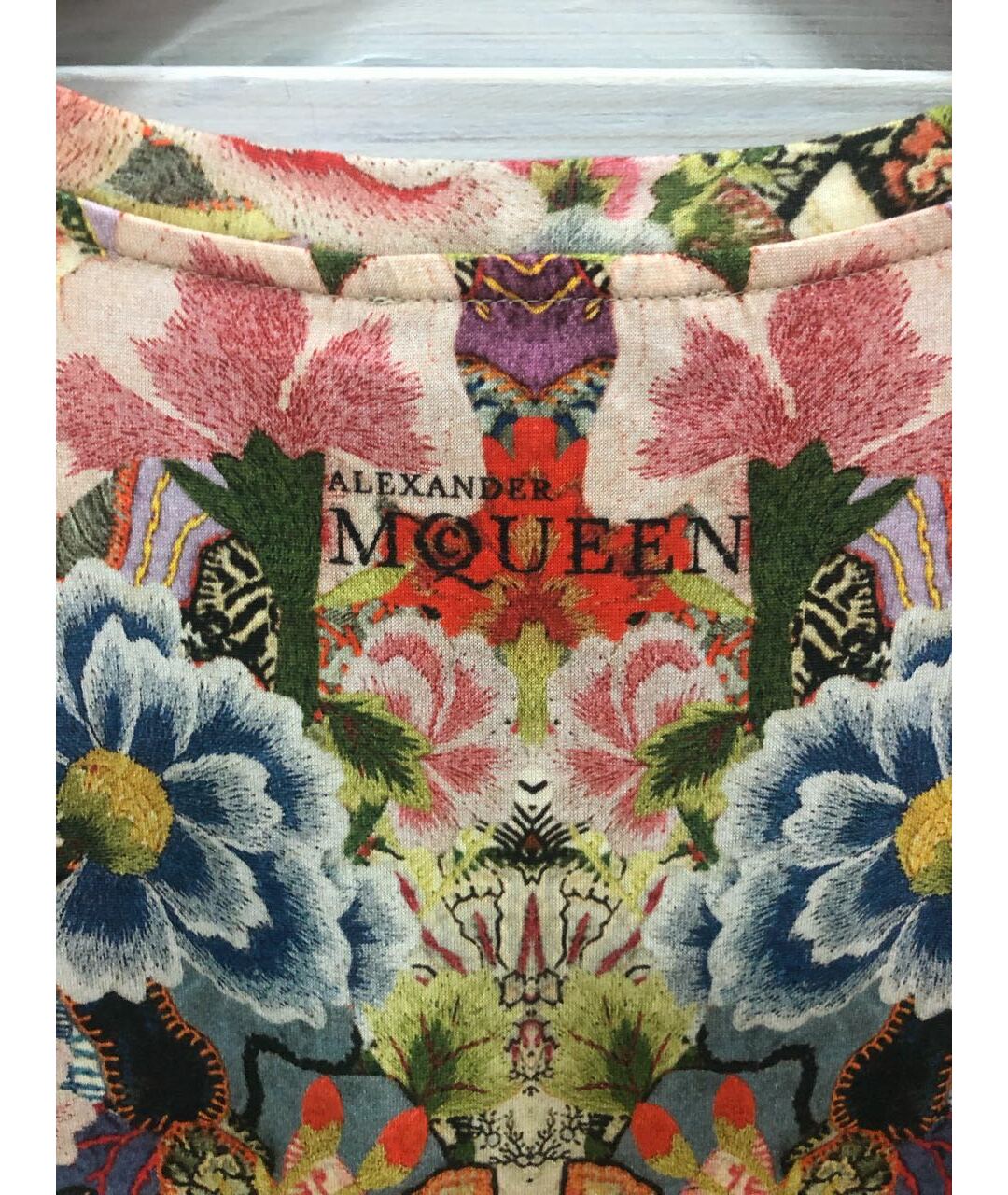 ALEXANDER MCQUEEN Мульти хлопковая футболка, фото 6