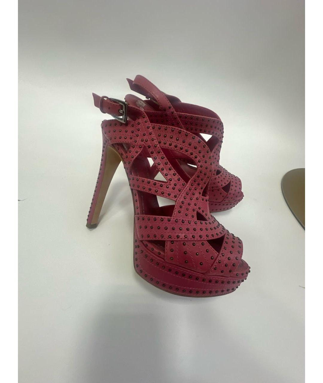 CHRISTIAN DIOR Кожаные босоножки, фото 5