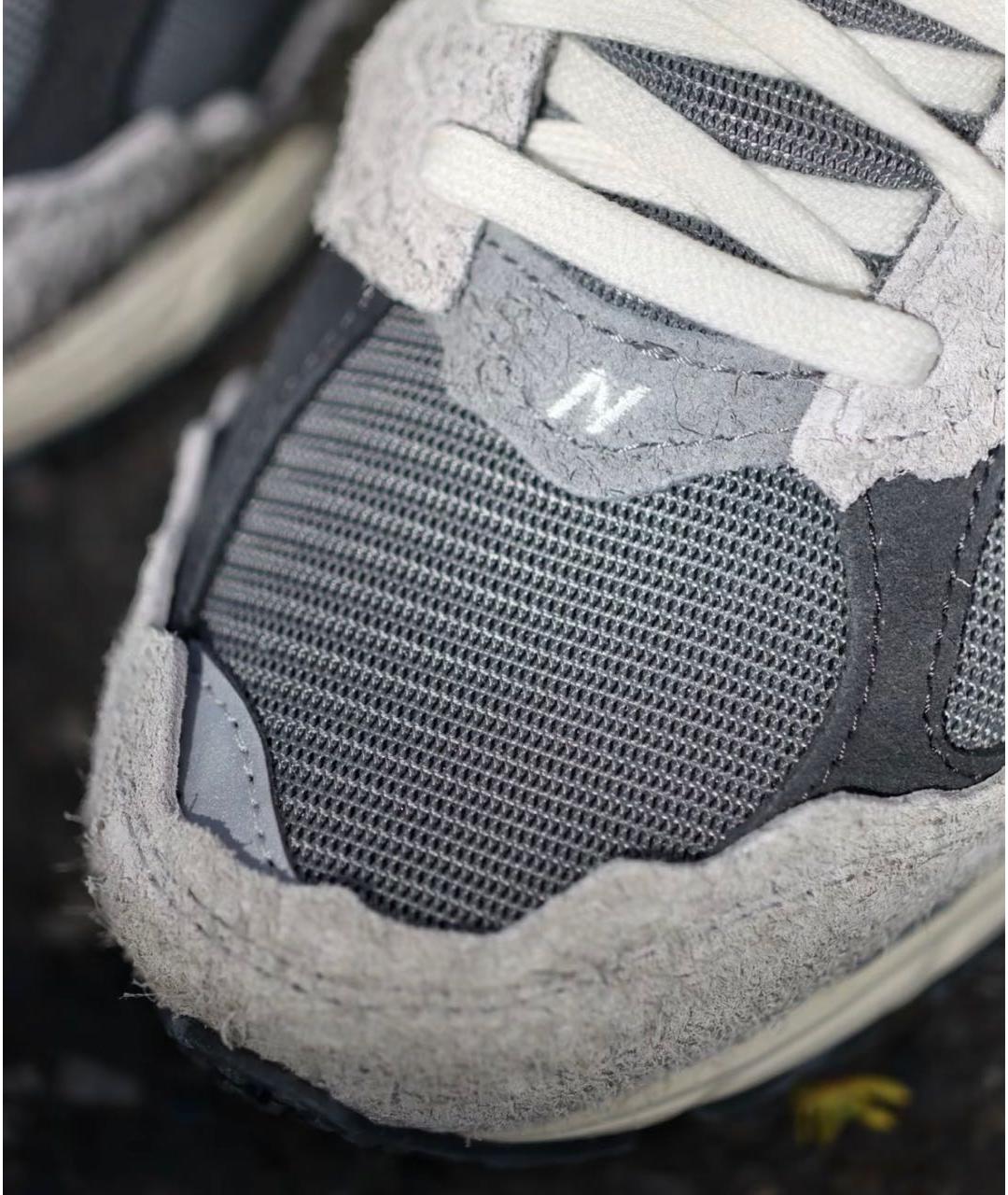 NEW BALANCE Серые замшевые низкие кроссовки / кеды, фото 6