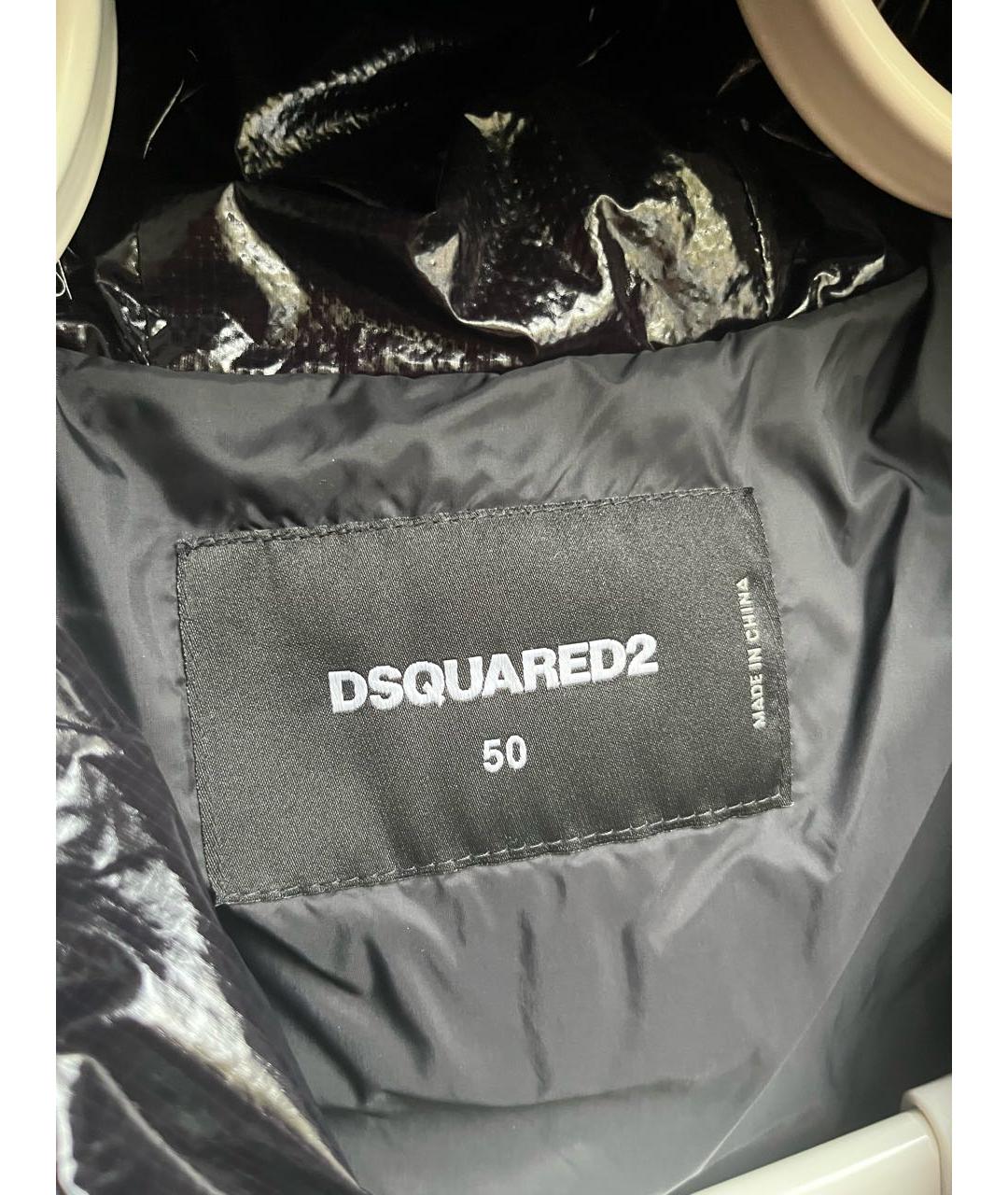 DSQUARED2 Черный пуховик, фото 2