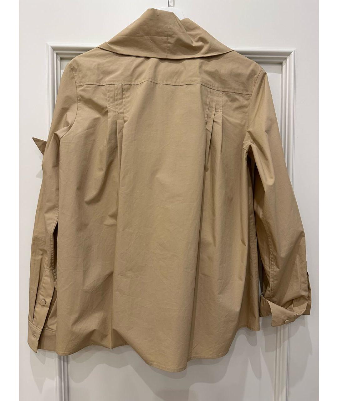 3.1 PHILLIP LIM Горчичная хлопковая блузы, фото 3