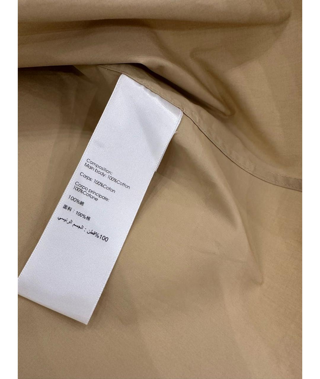 3.1 PHILLIP LIM Горчичная хлопковая блузы, фото 5