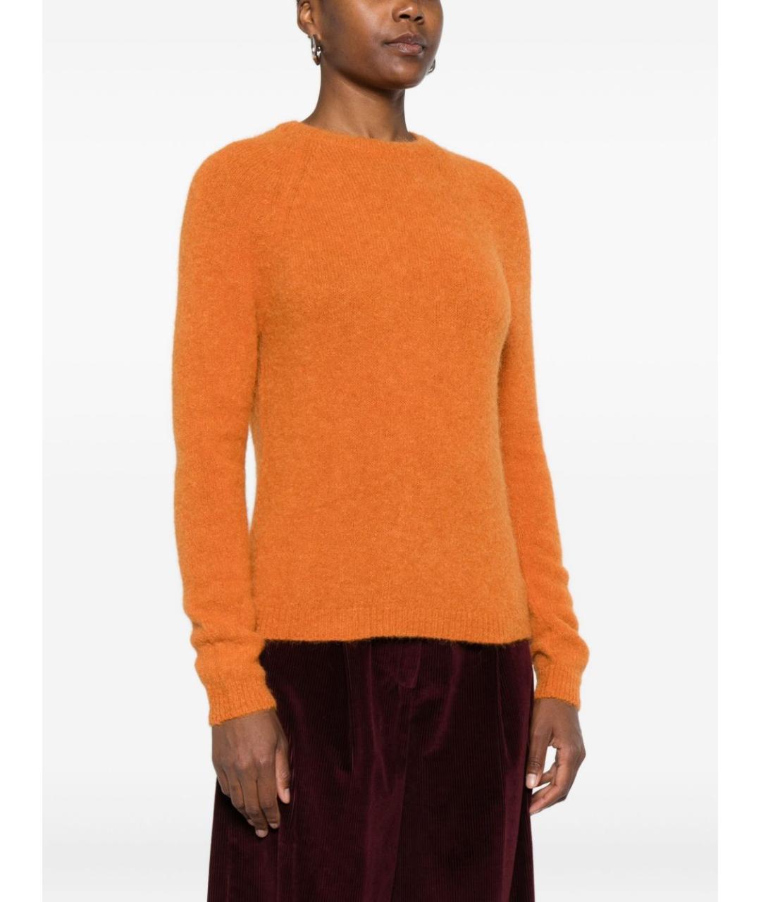 BASE Оранжевый шерстяной джемпер / свитер, фото 2