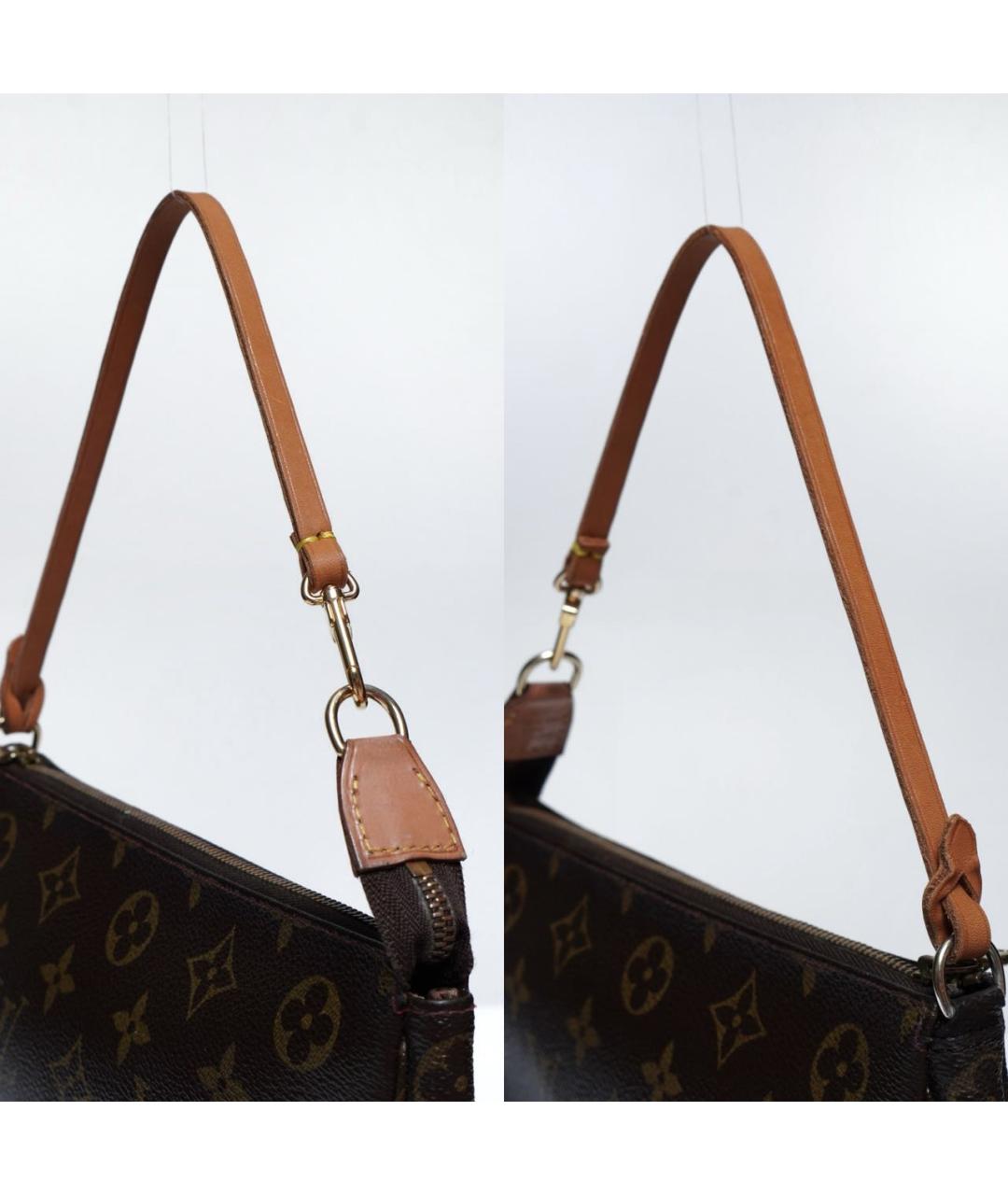 LOUIS VUITTON Коричневая сумка с короткими ручками, фото 4