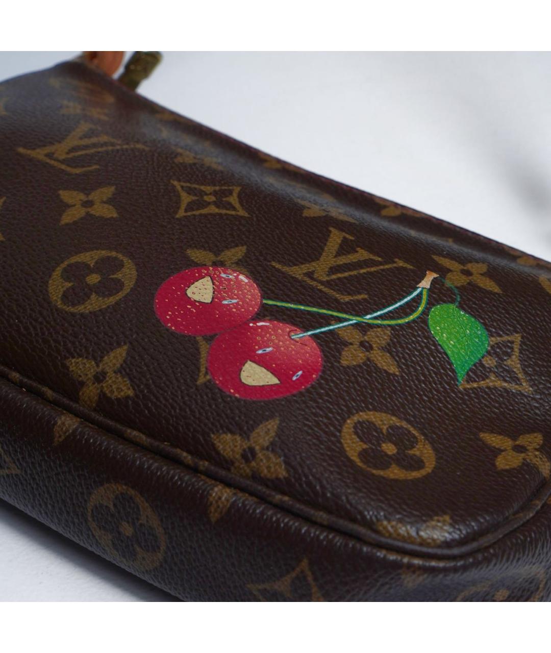 LOUIS VUITTON Коричневая сумка с короткими ручками, фото 8