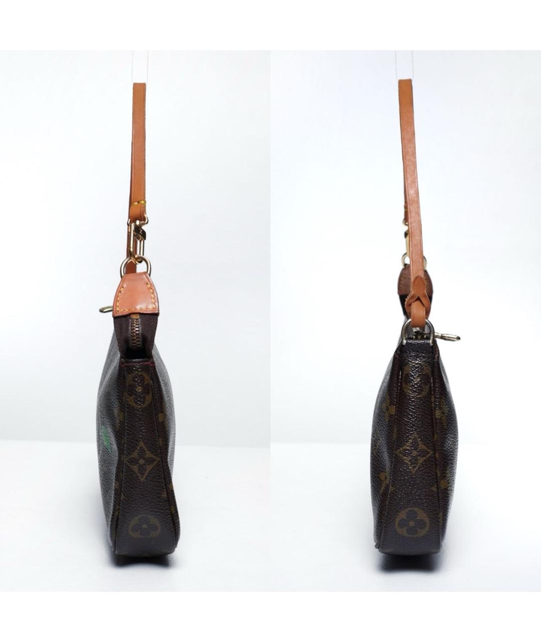 LOUIS VUITTON Коричневая сумка с короткими ручками, фото 3