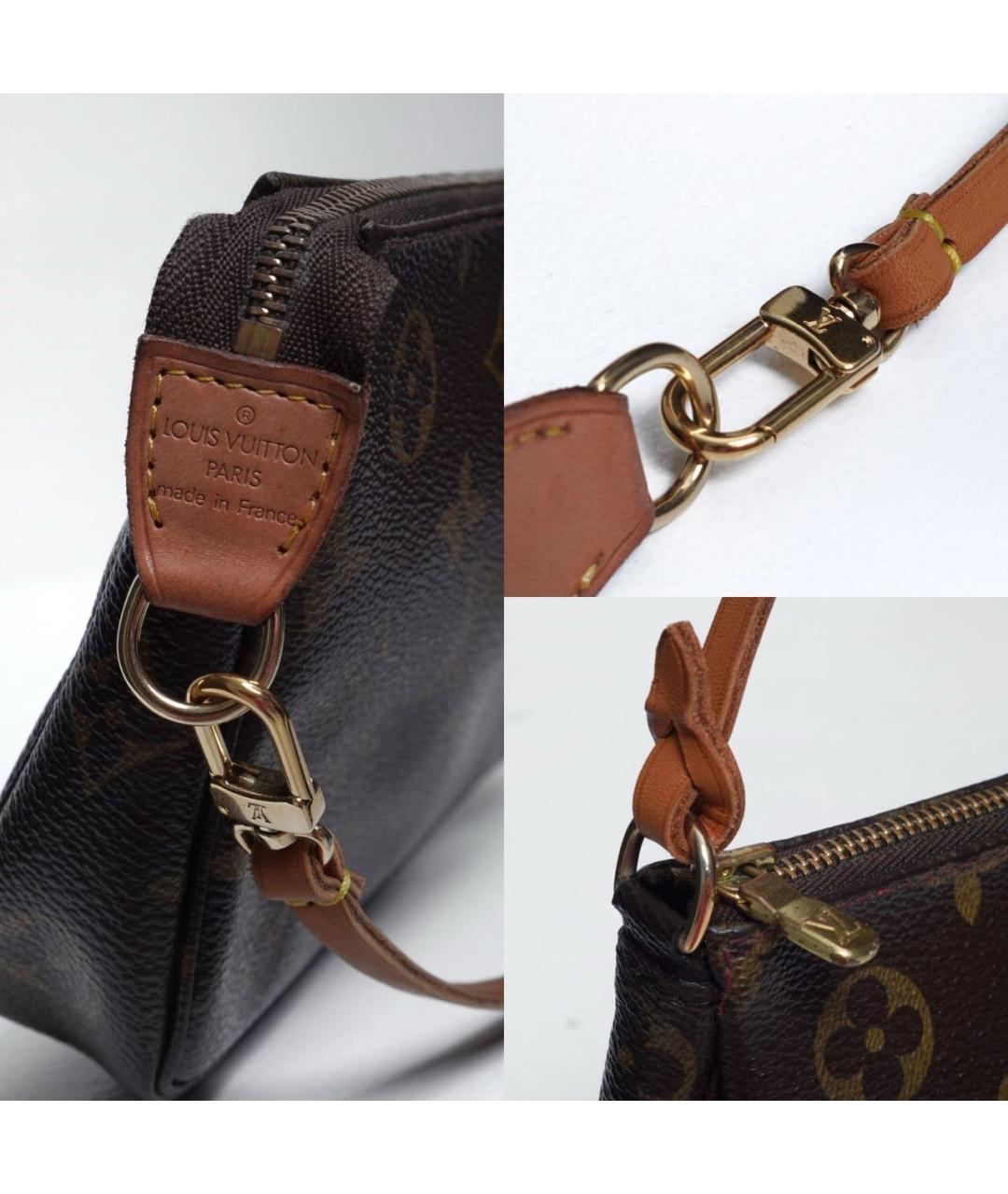 LOUIS VUITTON Коричневая сумка с короткими ручками, фото 5