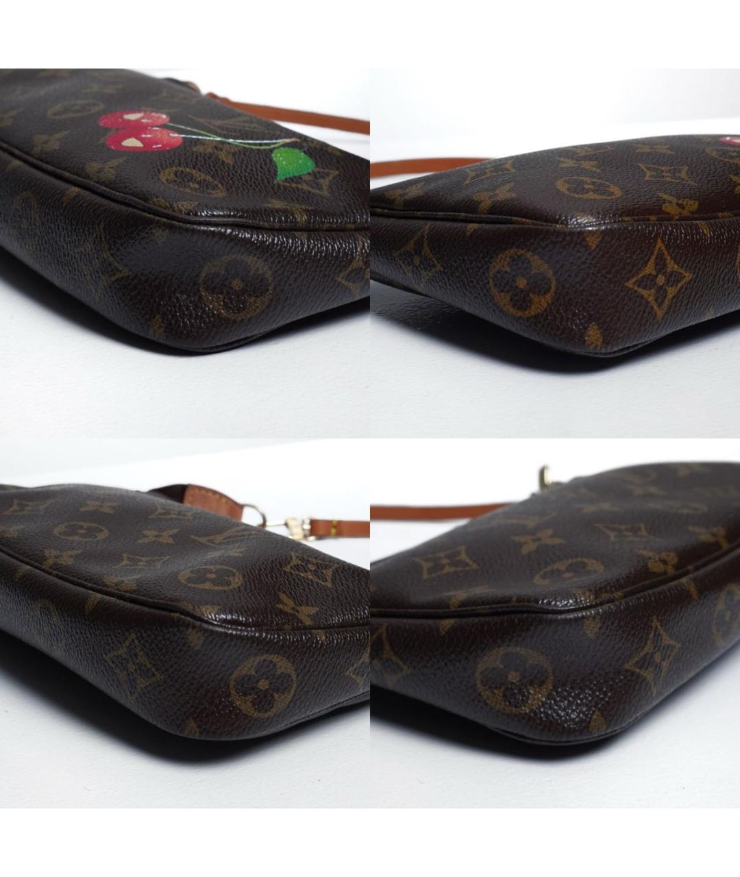 LOUIS VUITTON Коричневая сумка с короткими ручками, фото 6