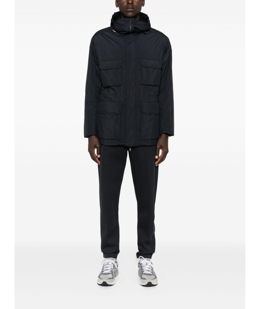 EMPORIO ARMANI Черные повседневные брюки, фото 4