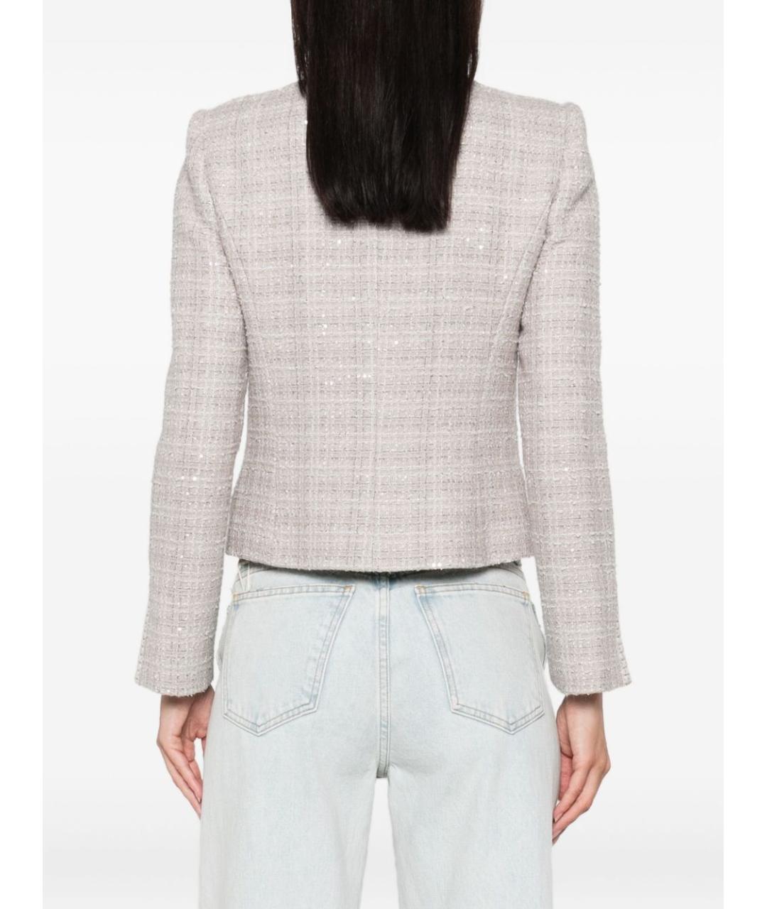 EMPORIO ARMANI Серая полиэстеровая куртка, фото 2