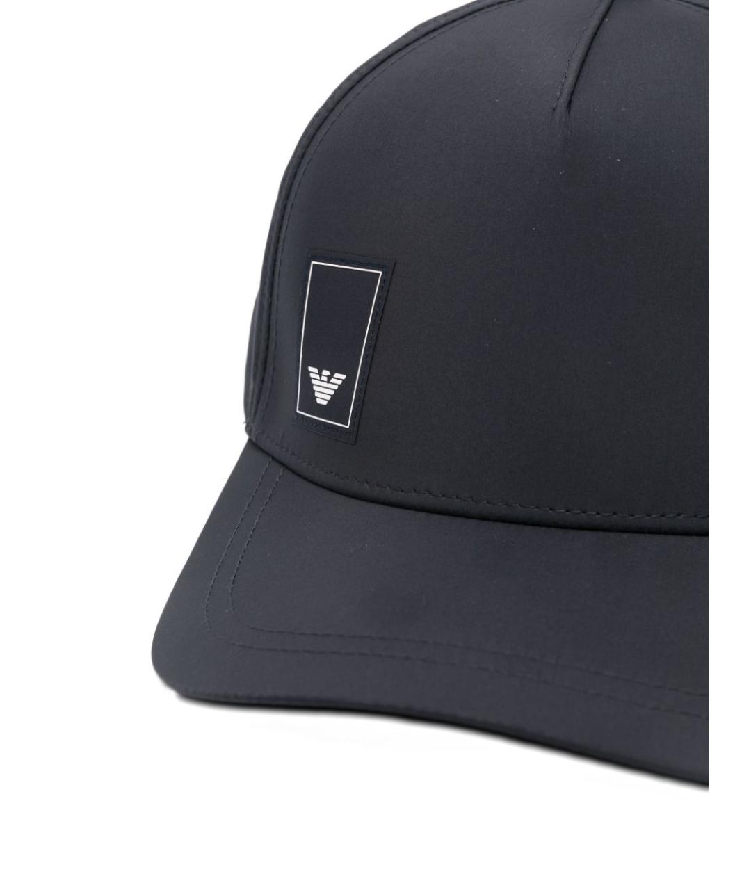 EMPORIO ARMANI Черная синтетическая кепка/бейсболка, фото 3