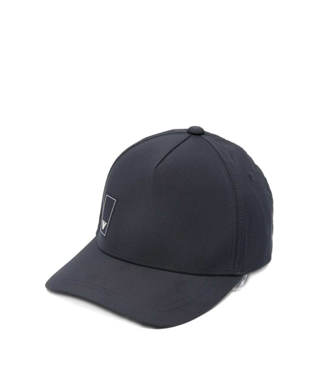 EMPORIO ARMANI Черная синтетическая кепка/бейсболка, фото 1