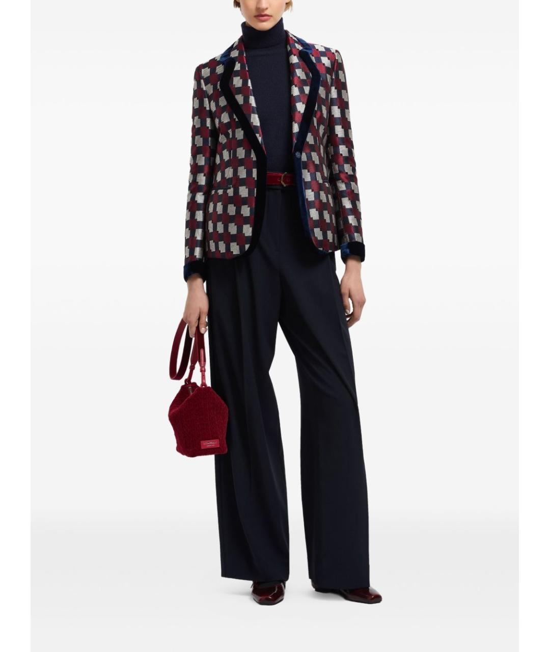 EMPORIO ARMANI Мульти полиэстеровый жакет/пиджак, фото 3