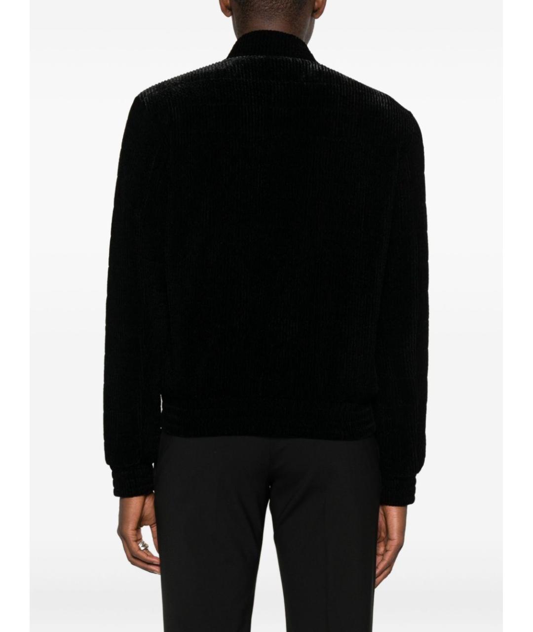 EMPORIO ARMANI Черная хлопковая куртка, фото 4