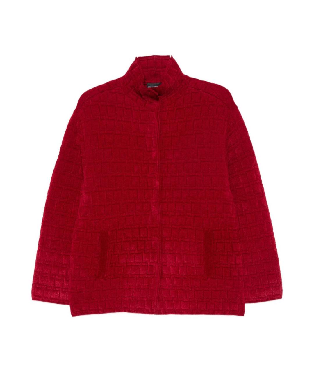 EMPORIO ARMANI Красная полиамидовая куртка, фото 1